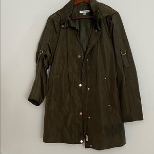 Via Spiga Dark Green Trench Coat